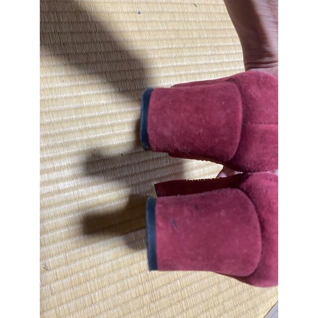 FABIO RUSCONI(ファビオルスコーニ)のファビオルスコーニ　スタッズパンプス　レッド レディースの靴/シューズ(ハイヒール/パンプス)の商品写真
