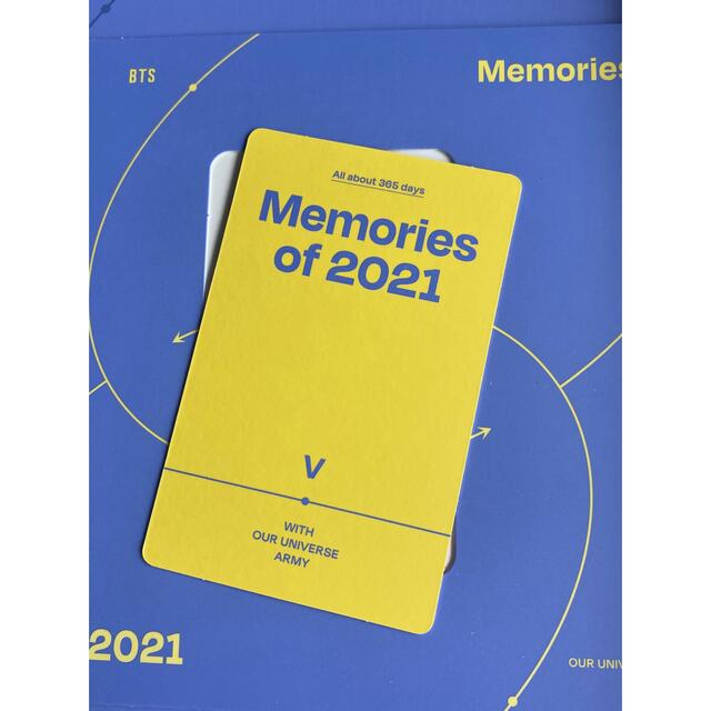 BTS Memories 2021 BluRay テテ V トレカ メモリーズタレントグッズ