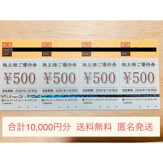 ラクマパック送料込！西武HD 株主優待　共通割引券　10000円分