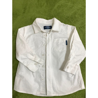 ニシマツヤ(西松屋)の西松屋　白　長袖シャツ　95センチ(ドレス/フォーマル)