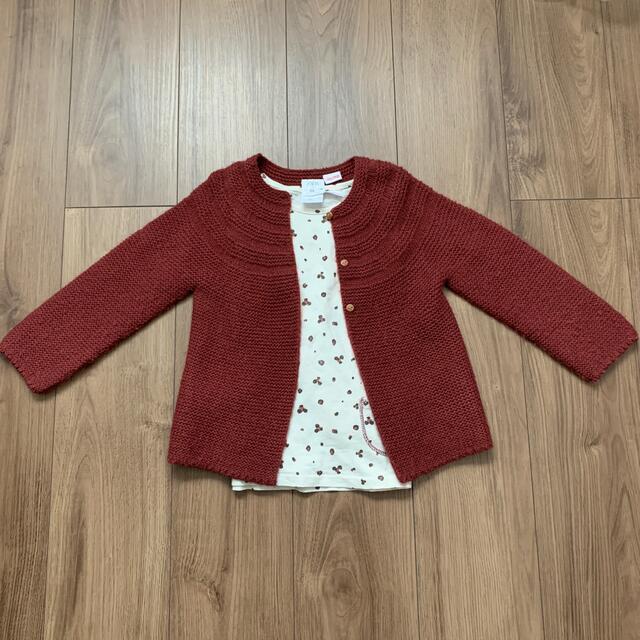 ZARA KIDS(ザラキッズ)のZARA♡カーディガンSET キッズ/ベビー/マタニティのキッズ服女の子用(90cm~)(カーディガン)の商品写真