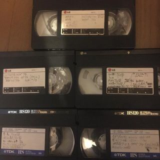 ハルカゼ様専用中古ビデオテープ5本　(アート/エンタメ)