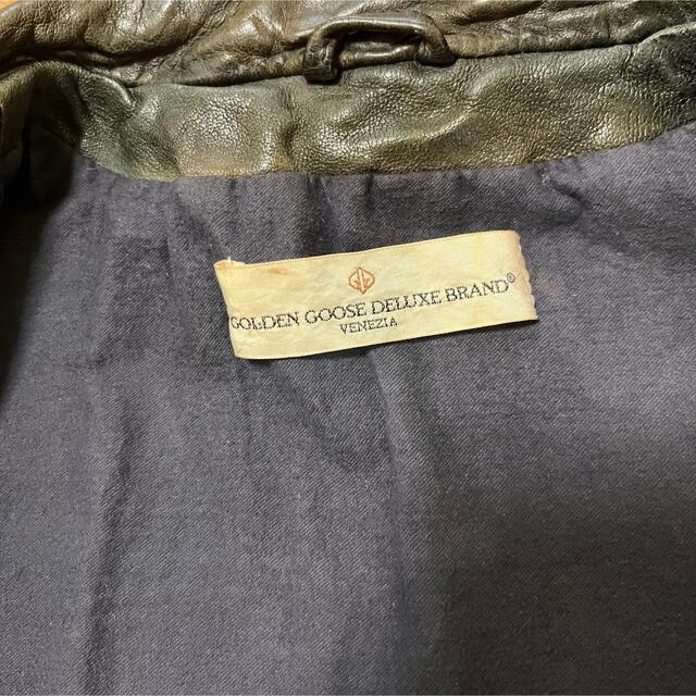 56%OFF!】 golden goose ゴールデングース ボア ライダース 稲葉浩志