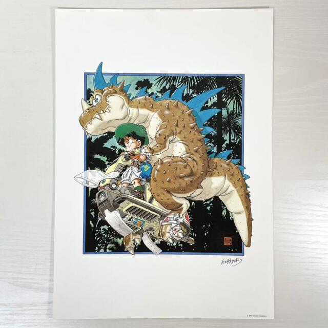 ☆545 鳥山明の世界展 A 複製原画 ポスター 複製サイン ドラゴンボール