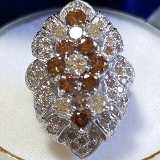 ミツコシ(三越)の⭕SOLD⭕K18 天然ダイヤモンドリング　3.50ct ❢   約12~13号(リング(指輪))