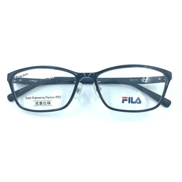 FILA(フィラ)のフィラ　FILA SF1010KK COL.1ブラック　抗菌仕様　眼鏡フレーム メンズのファッション小物(サングラス/メガネ)の商品写真