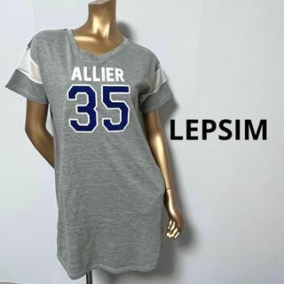 レプシィムローリーズファーム(LEPSIM LOWRYS FARM)の【2245】LEPSIM Tシャツ ワンピース M(ミニワンピース)