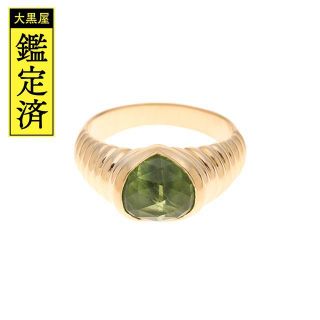 ブルガリ(BVLGARI)のBVLGARI　バチェラートリング　YG　ペリドット　11.5号　【437】(リング(指輪))