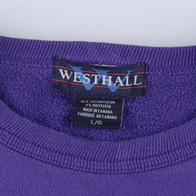 WESTHALL カレッジスウェットシャツ トレーナー メンズL /eaa265220