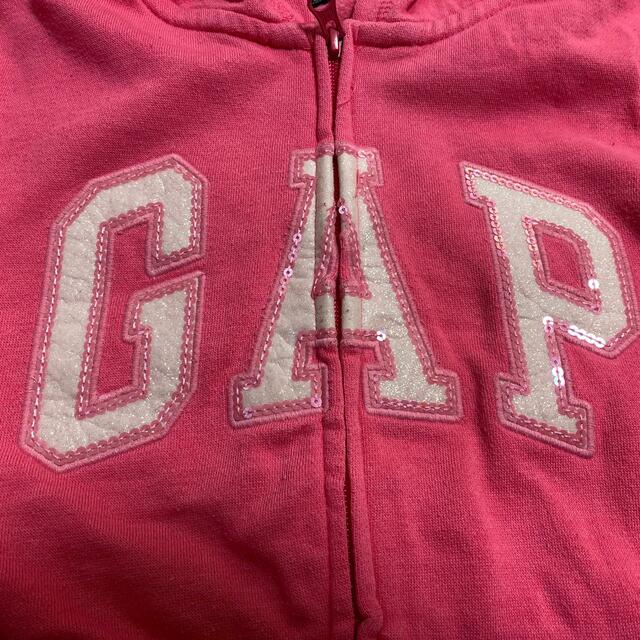 GAP Kids(ギャップキッズ)のGAP パーカー140 キッズ/ベビー/マタニティのキッズ服女の子用(90cm~)(ジャケット/上着)の商品写真