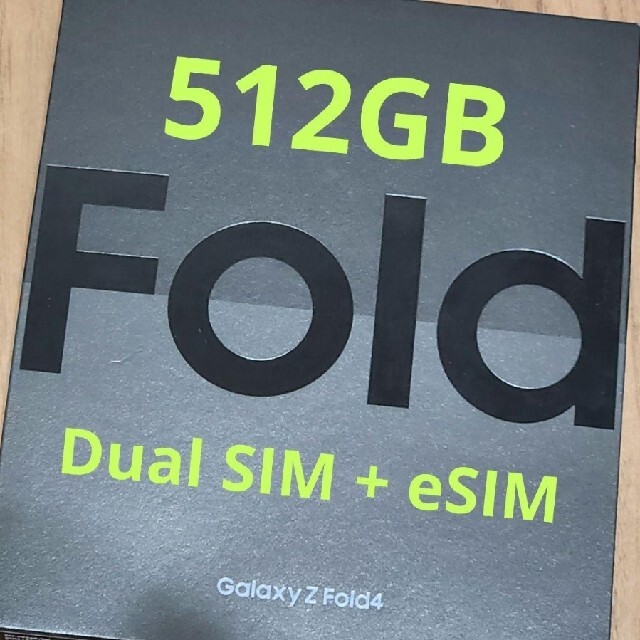 SAMSUNG - Galaxy Z Fold 4 SM-F936B/DS グレーグリーン 512