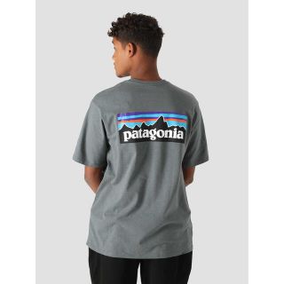 パタゴニア(patagonia)のpatagonia Tシャツ XL P-6 LOGO プラムグレー パタゴニア(Tシャツ/カットソー(半袖/袖なし))