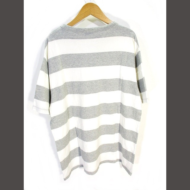 schott(ショット)のSCHOTT Tシャツ 半袖 胸ポケット グレー ホワイト XL ZX メンズのトップス(Tシャツ/カットソー(半袖/袖なし))の商品写真