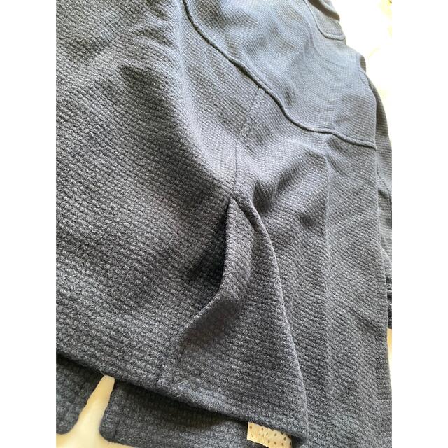 SM2(サマンサモスモス)の新品　SM2  濃紺　ロングコート　ドット柄裏地　M レディースのジャケット/アウター(ロングコート)の商品写真