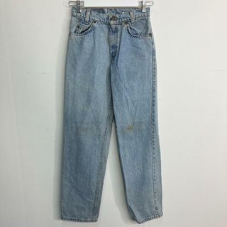 リーバイス(Levi's)の古着 90年代 リーバイス Levi's 550 RELAXED FIT STUDENT テーパードデニムパンツ USA製 レディースM(w26) ヴィンテージ /eaa271345(デニム/ジーンズ)