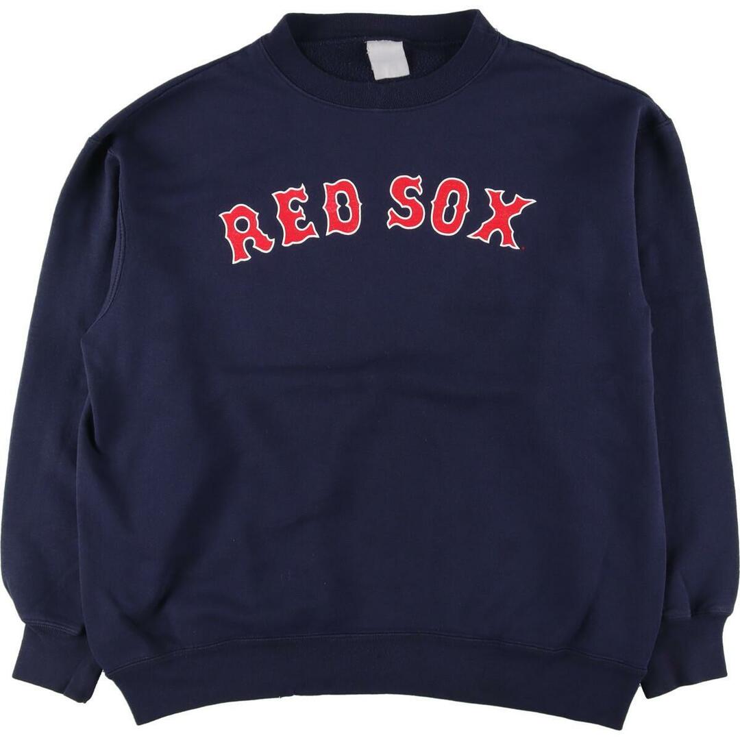 MLB BOSTON RED SOX ボストンレッドソックス プリントスウェットシャツ トレーナー メンズXL /eaa264101