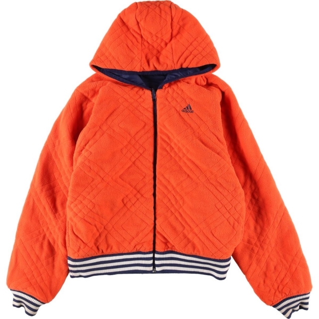 adidas - 古着 アディダス adidas リバーシブル フード付き 中綿