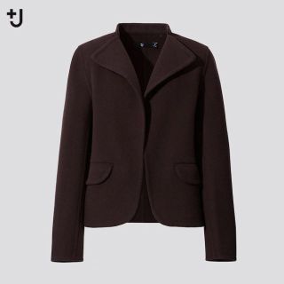 ユニクロ(UNIQLO)の25日終★1万6千円+J ダブルフェイススタンドカラージャケット(テーラードジャケット)