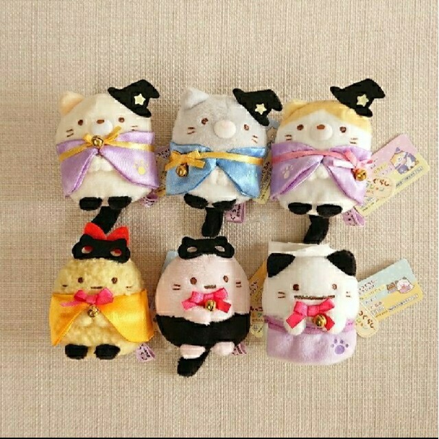 すみっコぐらし⭐てのりぬいぐるみ ねこねこハロウィンver. www