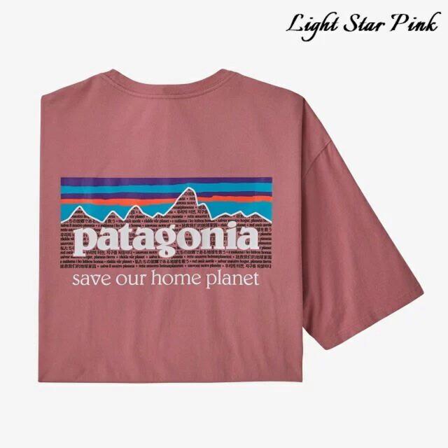 patagonia(パタゴニア)のpatagonia Tシャツ　6 Mission Organic ピンク XL メンズのトップス(Tシャツ/カットソー(半袖/袖なし))の商品写真