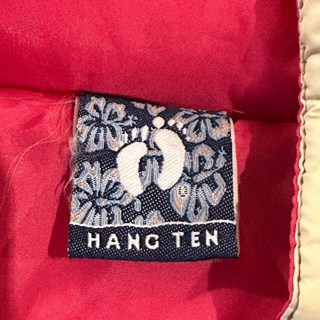 HANG TEN(ハンテン)のハンテン　HANG TEN　中綿ジャケット　ベージュ レディースのジャケット/アウター(ダウンジャケット)の商品写真