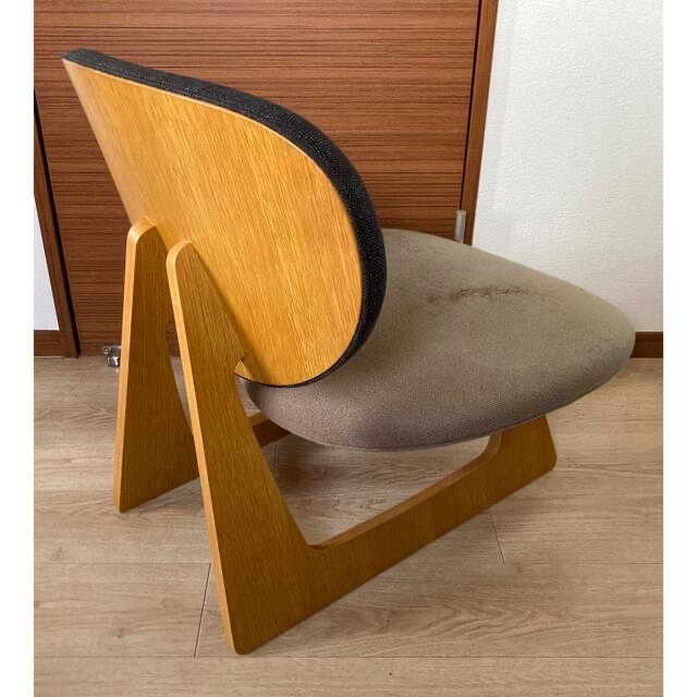 天童木工 低座椅子 ツートンカラー バイカラー 名品 名作 TENDO インテリア/住まい/日用品の椅子/チェア(座椅子)の商品写真