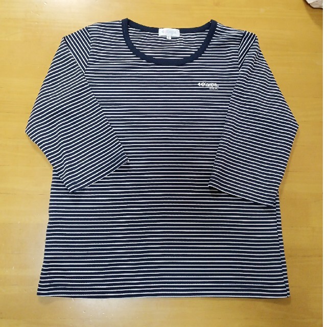 Kaepa(ケイパ)のハナママ様専用ページです。   白紺ボーダー　七分袖Tシャツ レディースのトップス(Tシャツ(長袖/七分))の商品写真