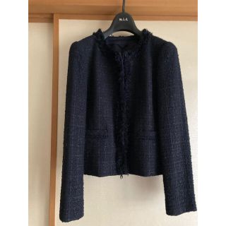 アナイ ツイードジャケット ノーカラージャケット(レディース)の通販 ...