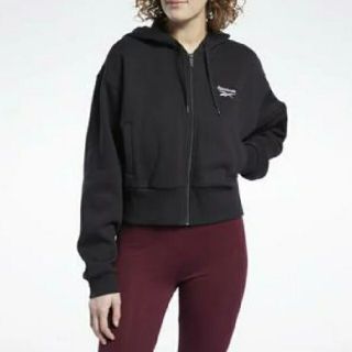 リーボック(Reebok)のReebok クラシックベクターフーディー HOODIE （ブラック）(パーカー)