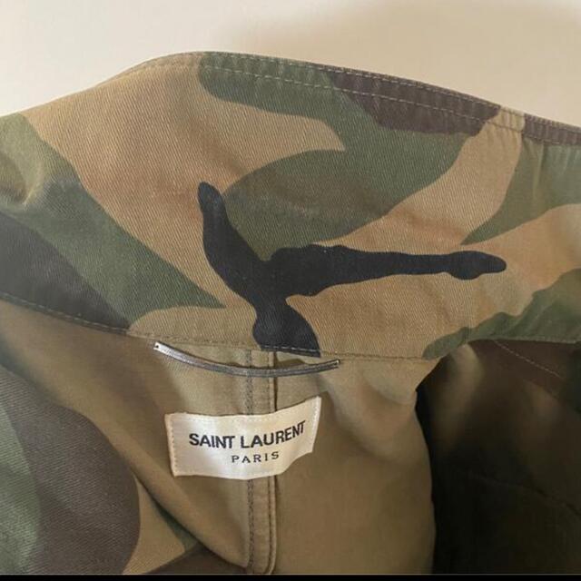 Saint Laurent - SAINT LAURENT PARIS カモフラミリタリージャケットの