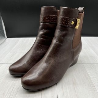 ロックポート(ROCKPORT)のROCKPORT ロックポート 24 ブーツ ヒール サイドゴア ブラウン(ブーツ)