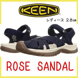 KEEN キーン ローズ サンダル レディース 28cm 旧モデル ネイビー