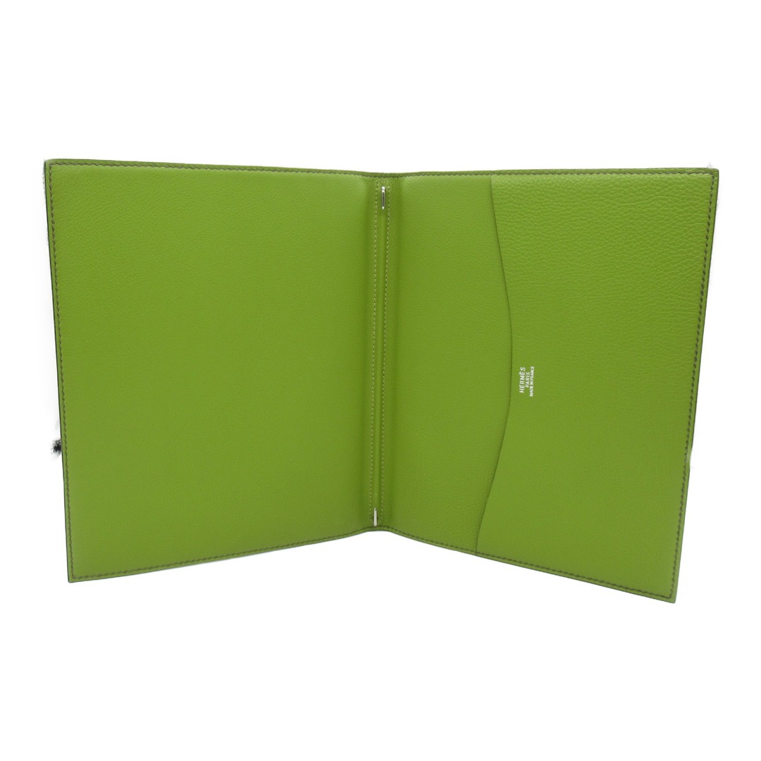 メーカー直売】 HERMES エルメス 手帳カバー Agenda Cover PM 紺×緑