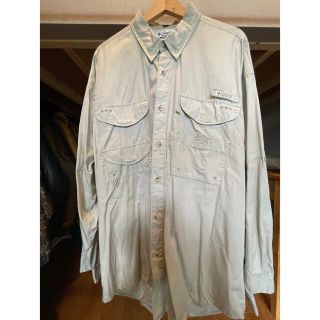 コロンビア(Columbia)のTAN XL 美品90s Columbia 4 POCKET PFG SHIRT(シャツ)