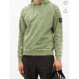 新品 Stone Island スプラッターダイ スウェット パーカーの通販 by ...