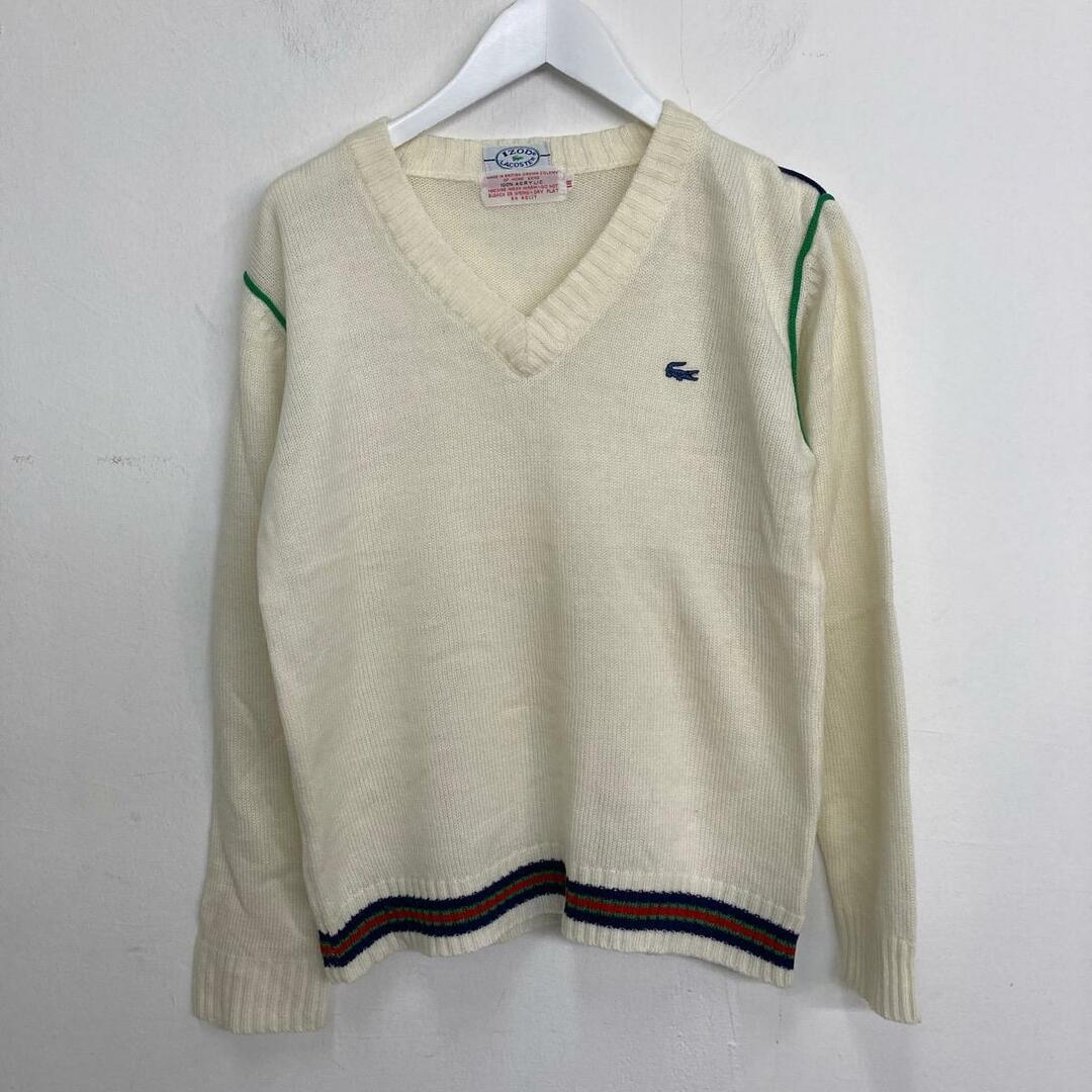 -商品番号ラコステ LACOSTE IZOD Vネック アクリルニットセーター レディースM /eaa281125