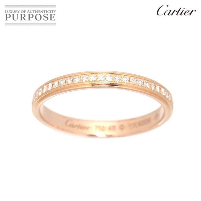 カルティエ Cartier ダムール ダイヤ #48 リング K18 PG ピンク