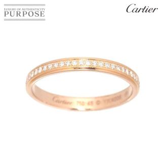 カルティエ(Cartier)のカルティエ Cartier ダムール ダイヤ #48 リング K18 PG ピンクゴールド 750 指輪 90170486(リング(指輪))