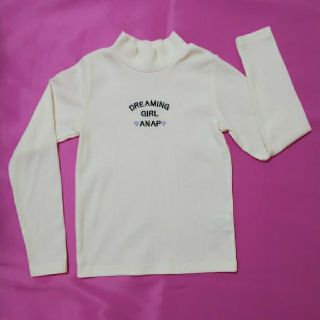 アナップキッズ(ANAP Kids)のアナップキッズ テレコプチハイネックトップス(Tシャツ/カットソー)