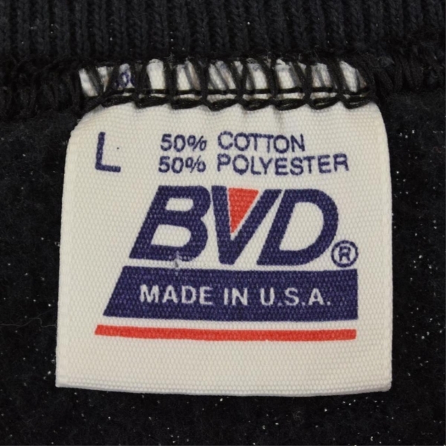 BVD(ビーブイディー)の古着 BVD 無地スウェット トレーナー USA製 メンズL /eaa273951 メンズのトップス(スウェット)の商品写真