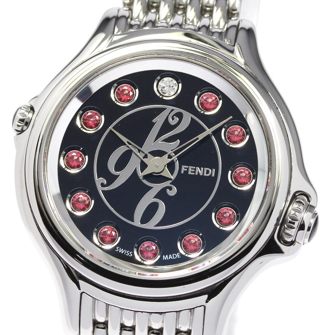 一番の クレイジーカラット 【FENDI】フェンディ - FENDI 10500L レディース_707988 クォーツ 腕時計