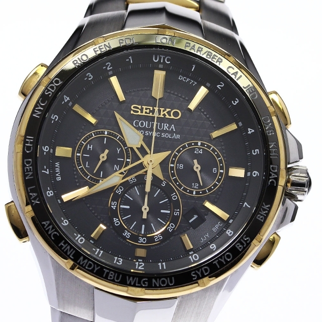 ☆美品☆内箱・保証書付き【SEIKO】セイコー COUTURA コーチュラ 8B92-0AL0 ソーラー電波 メンズ_704637  