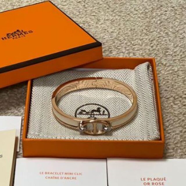 新品】HERMES エルメス ミニクリック シェーヌダンクル バングル