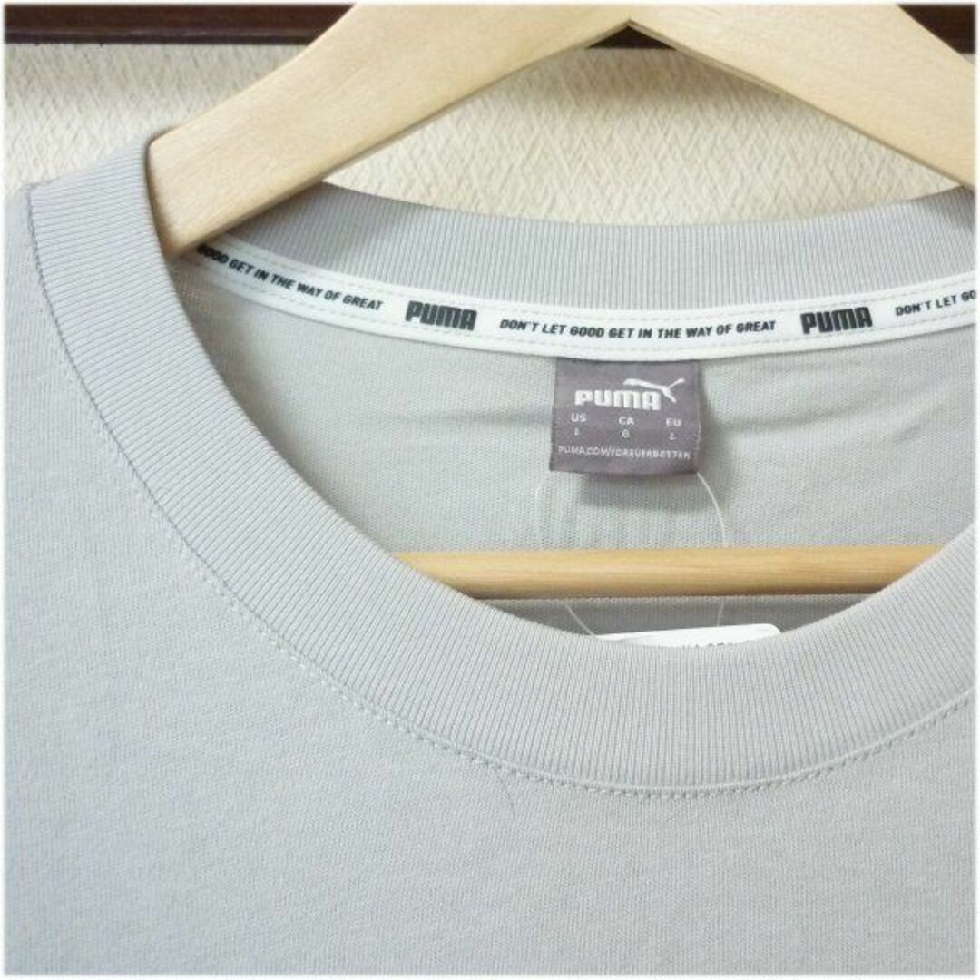 PUMA(プーマ)の新品未使用◆(L)(XL相当)プーマー PUMA グレーグラフィックロンT メンズのトップス(Tシャツ/カットソー(七分/長袖))の商品写真