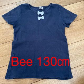 ビー(Bee)の韓国子供服　Bee des Bee Tシャツ　リボン　130㎝(Tシャツ/カットソー)