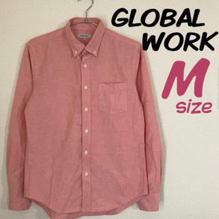 グローバルワーク(GLOBAL WORK)の2点まとめ グローバルワーク メンズ 長袖シャツ M ピンク系(シャツ)