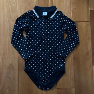 プチバトー(PETIT BATEAU)のプチバトー 襟付き ロンパース 24m86cm(ロンパース)