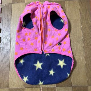 6.【中型犬】トップス　星柄フリース　冬　犬服(ペット服/アクセサリー)