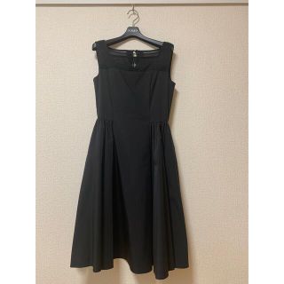 フォクシー(FOXEY) ひざ丈ワンピース(レディース)(シースルー)の通販