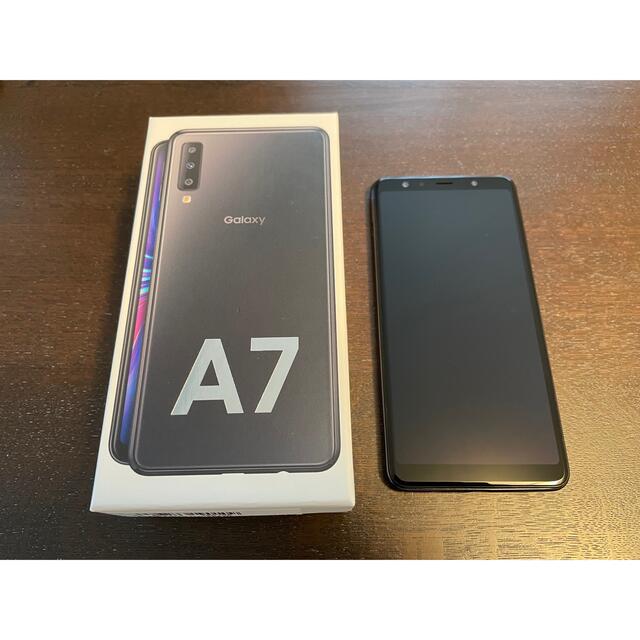 SAMSUNG Galaxy A7 ブラック SM-A750C